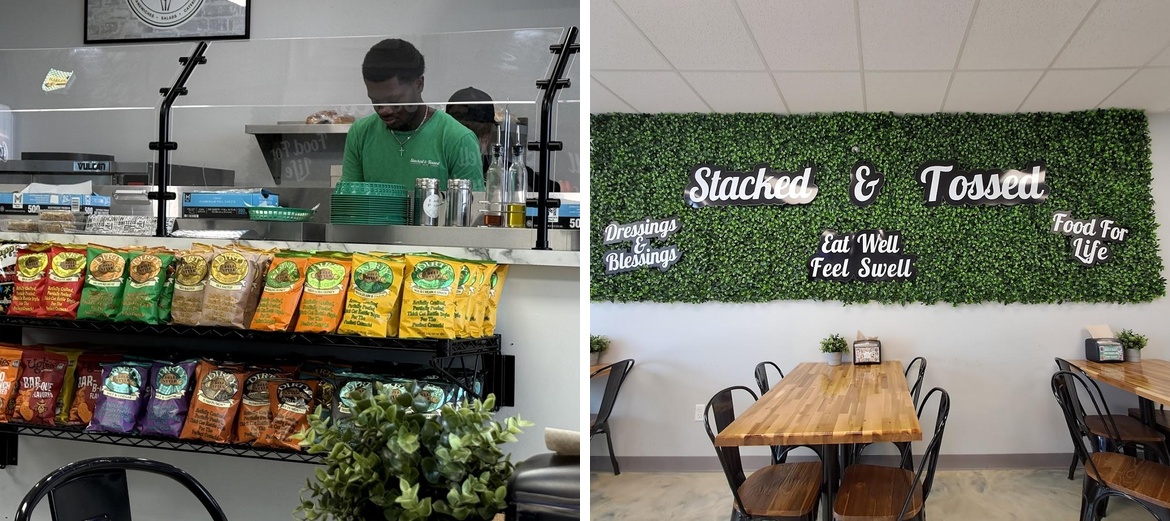 Stacked and Tossed Menu