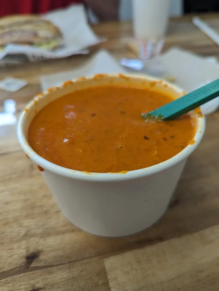 Roasted Red Pepper & Gouda Soup